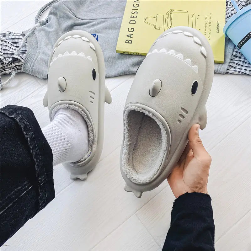 SharkBite™ Winter Shark Slippers