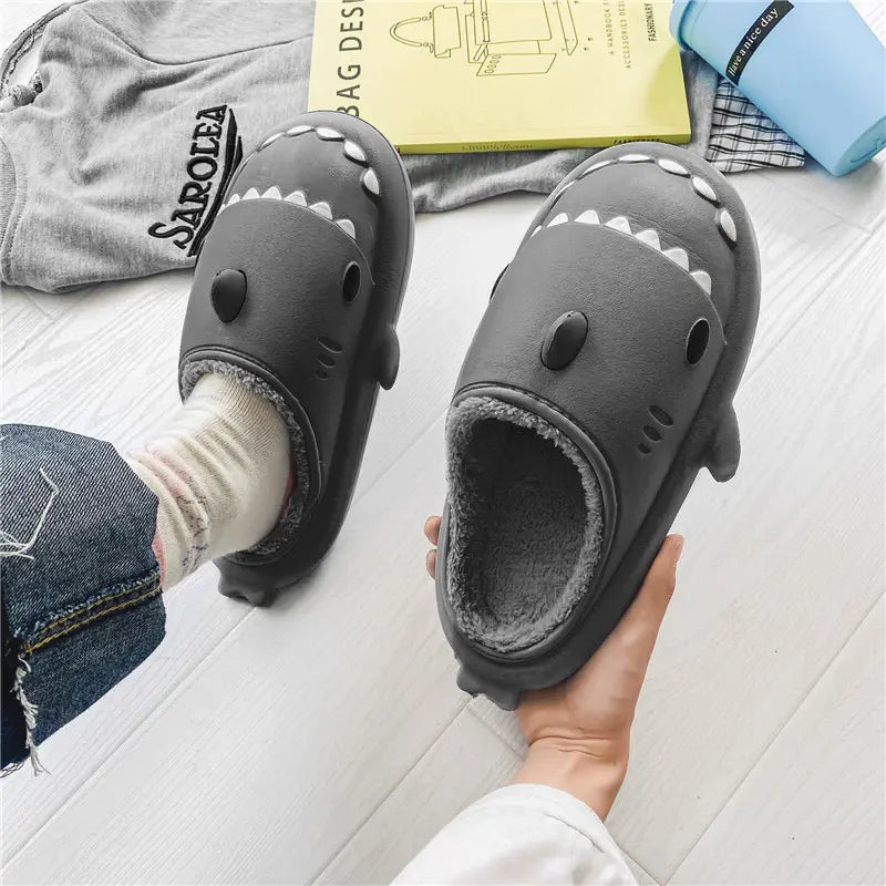 SharkBite™ Winter Shark Slippers